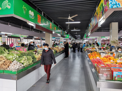 綠欣崧文菜市場 樹立行業標桿，榮獲全國生鮮農產品零售行業示范市場殊榮